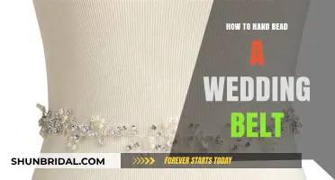 Elegant DIY: Hand Beading Your Perfect Wedding Belt Step-by-Step