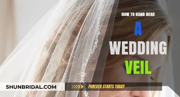 Hand Beading a Wedding Veil: A Step-by-Step DIY Guide