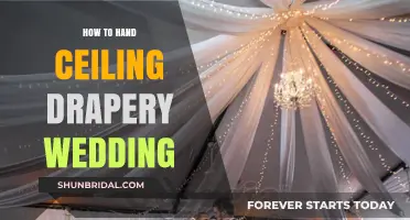 Elegant Ceiling Drapery: A Step-by-Step Guide for Wedding Decor