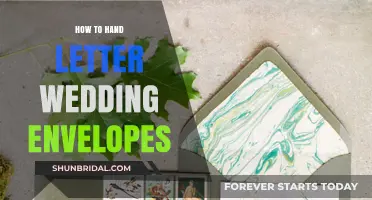 Elegant Hand Lettering: Mastering Wedding Envelope Addressing Techniques