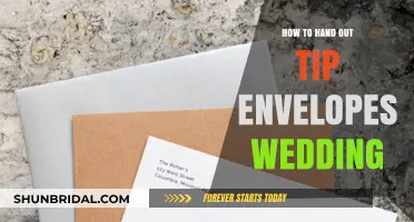 Elegant Tips: How to Gracefully Distribute Wedding Tip Envelopes