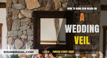 Elegant Veil Embellishment: Hand Sewing Beads for Your Wedding Day