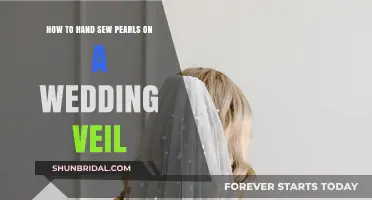 Elegant Veil Embellishment: Hand Sewing Pearls for Your Wedding Day