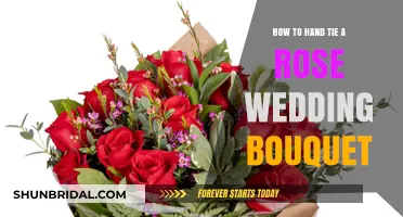 Elegant Hand-Tied Rose Wedding Bouquet: A Step-by-Step DIY Guide