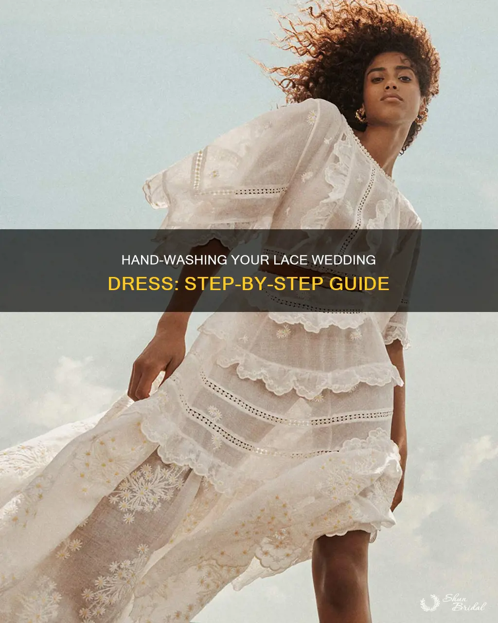 how to hand wash a lace wedding dress
