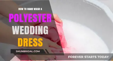 Hand-Washing Your Polyester Wedding Dress: Step-by-Step Guide