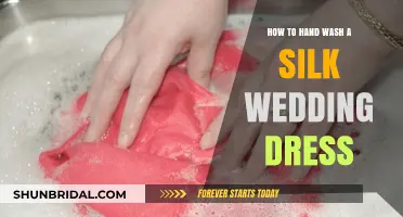 Gentle Care: Hand-Washing Your Silk Wedding Dress