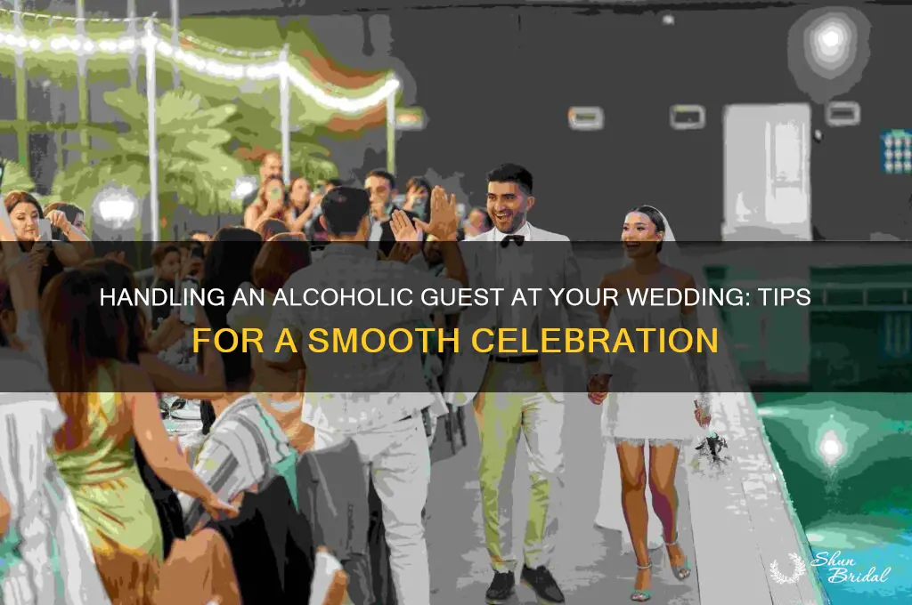 how to handle an alcoholic at my wedding