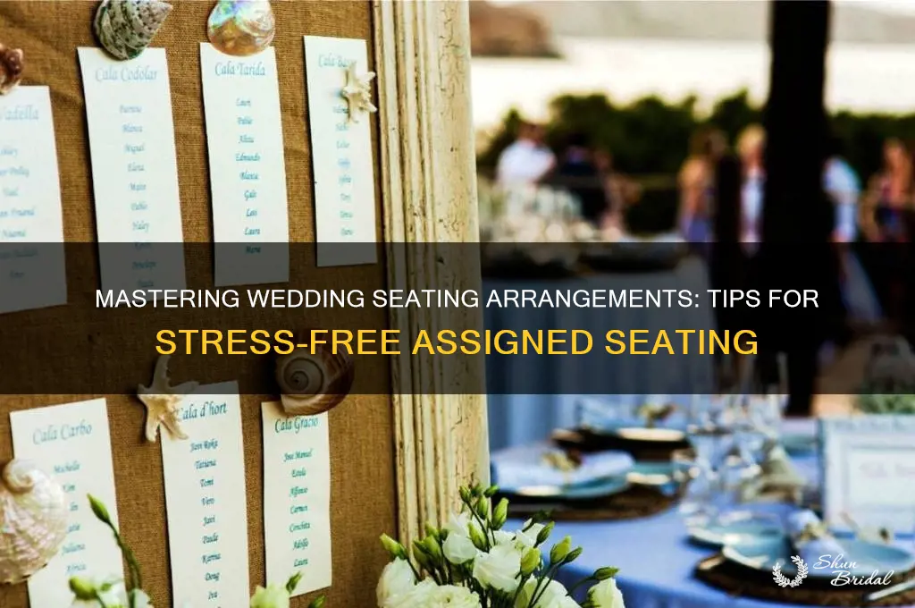 how to handle assigned seating at weddings
