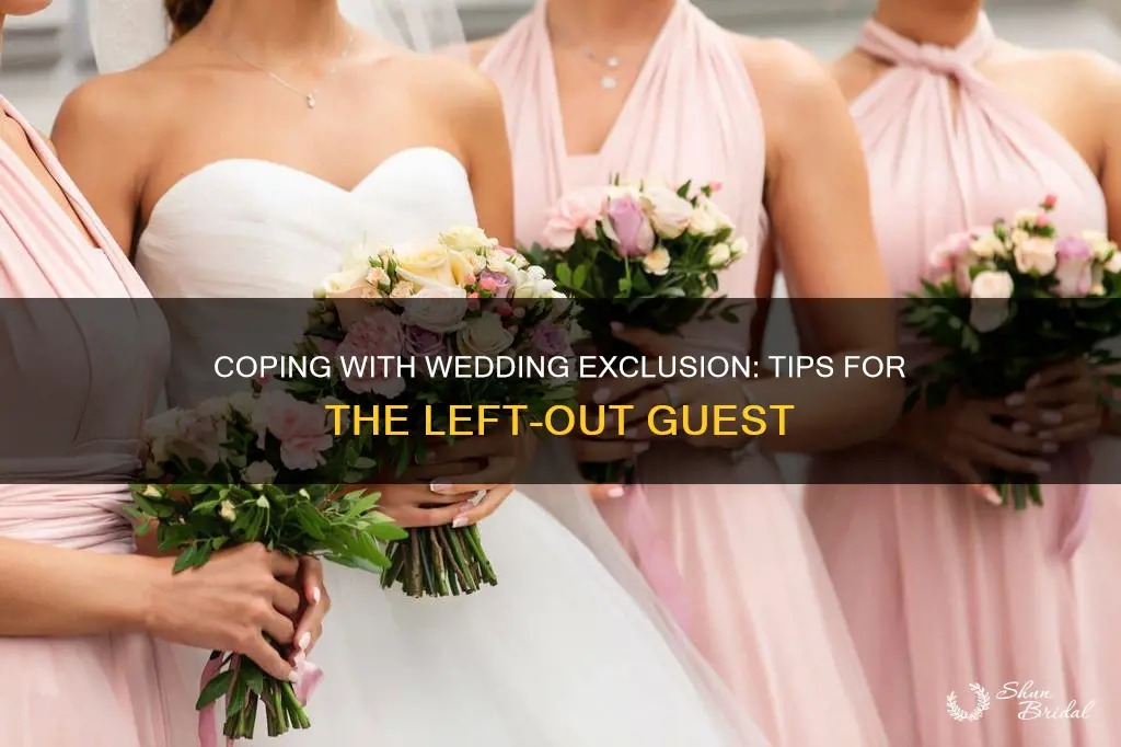 how to handle being left out of wedding planning