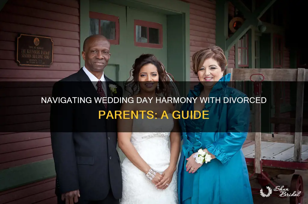 how to handle divorced parents at a wedding
