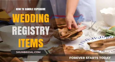 Managing Wedding Registry: Expensive Items Etiquette