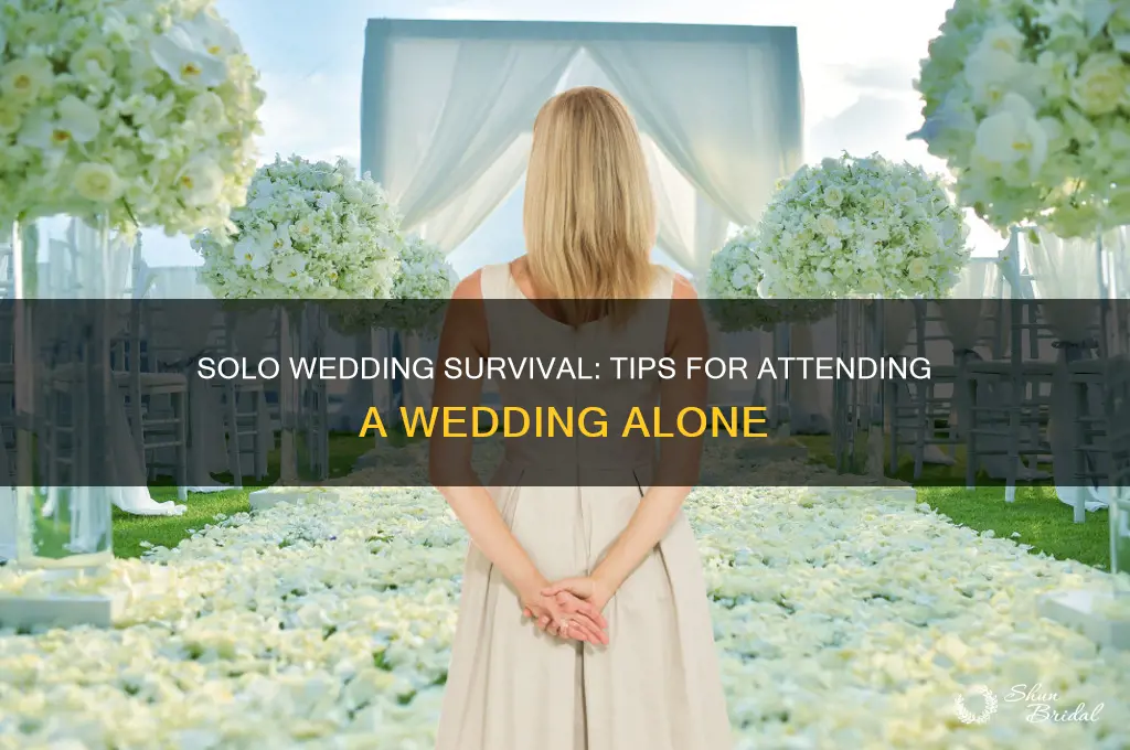 how to handle going to a wedding alone