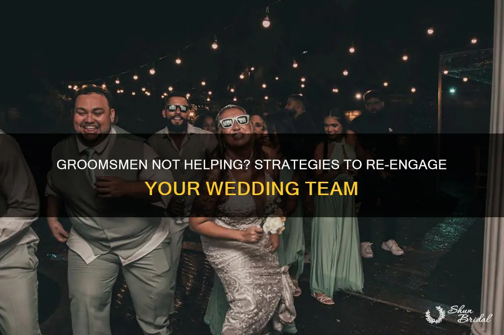 how to handle groomsmen who aren