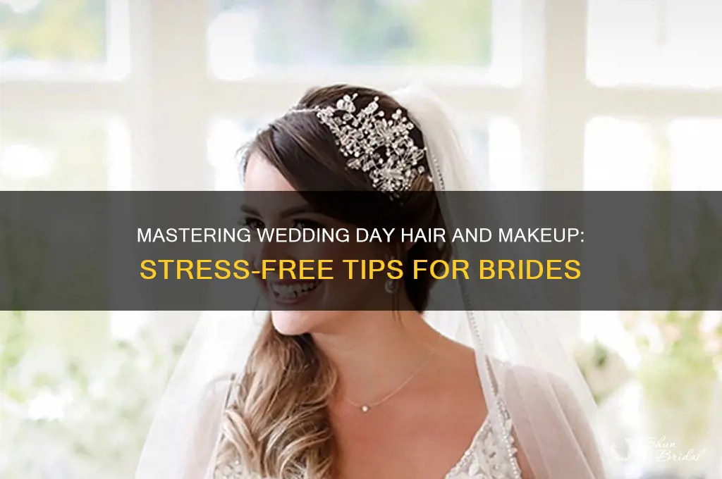 how to handle hair and makeup am wedding