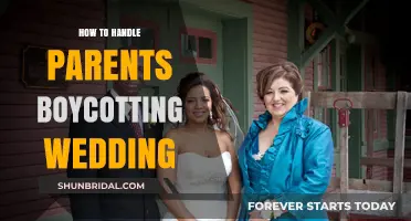 Navigating Parental Boycotts: Strategies for a Peaceful Wedding Celebration