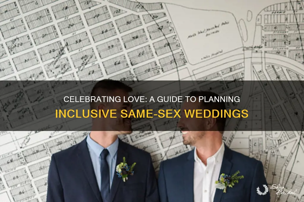 how to handle same sex weddings work