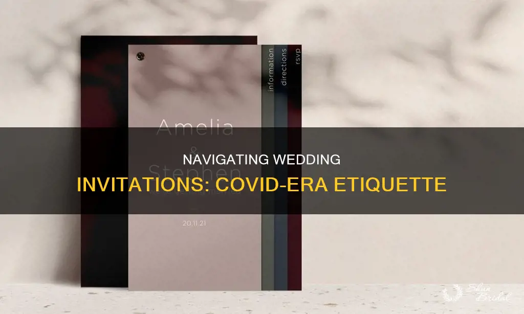 how to handle wedding invitations during covid