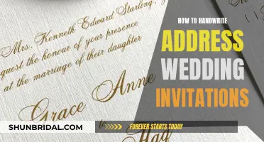 Handwriting Address Wedding Invites: A Guide to Perfect Penmanship