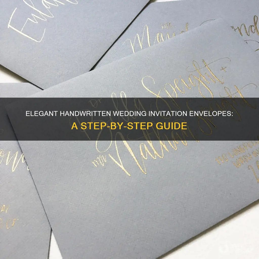 how to handwrite wedding invitation envelopes