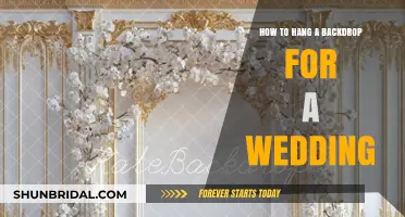 Elegant Wedding Backdrop Hanging: A Step-by-Step Guide for Perfection