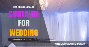 Elegant Wedding Curtain Walls: A Step-by-Step Hanging Guide