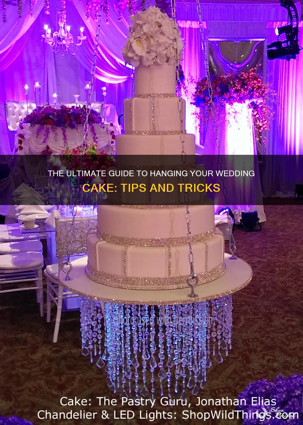 how to hang a wedding cake