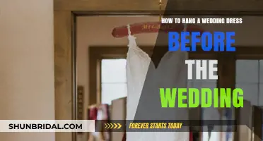 The Perfect Wedding Dress: Hanging Tips and Tricks