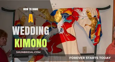 Elegant Display: A Step-by-Step Guide to Hanging Your Wedding Kimono