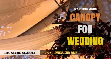 Elegant Wedding Ceiling Canopy Hanging: A Step-by-Step Guide