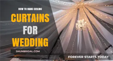 Elegant Ceiling Curtain Hanging Guide for Dreamy Wedding Decor