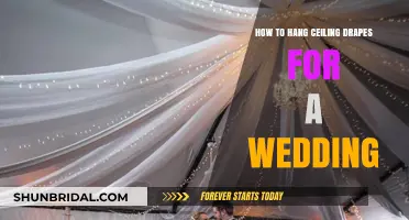 Elegant Wedding Ceiling Drapes: A Step-by-Step Hanging Guide