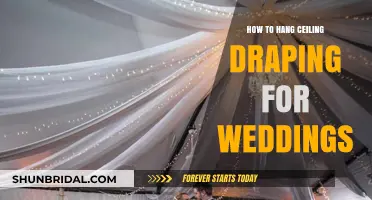 Elegant Wedding Ceiling Draping: A Step-by-Step Hanging Guide