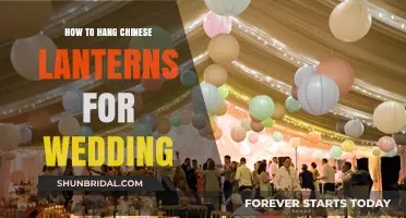 Elegant Chinese Lanterns: A Wedding Decor Hanging Guide