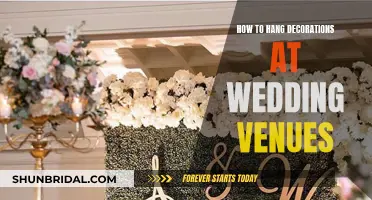 Wedding Decor: Hanging Venue Decorations