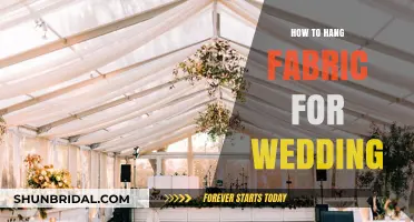 Elegant Wedding Fabric Hanging: A Step-by-Step Guide for Stunning Decor