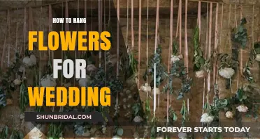 Creative Ways to Hang Flowers for Your Wedding