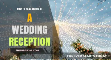 Creating a Magical Wedding Reception with Hanging Lights