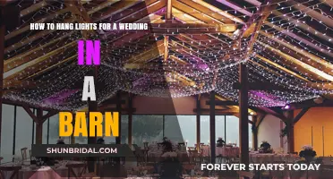 Barn Wedding Lighting: Creative Tips to Hang Lights for a Rustic Glow