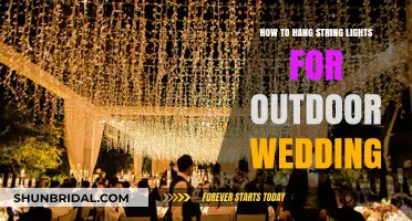 Elegant Outdoor Wedding Lighting: Hanging String Lights Like a Pro
