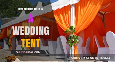 Elegant Tulle Hanging Tips for Your Dream Wedding Tent Decor
