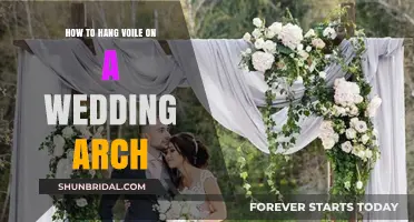 Elegant Voile Hanging Tips for Your Dream Wedding Arch Decor
