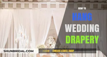 Elegant Wedding Drapery Hanging: A Step-by-Step Guide for Stunning Decor