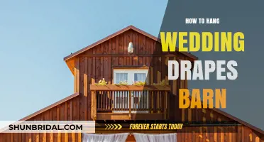 Elegant Barn Wedding Drapes: A Step-by-Step Hanging Guide