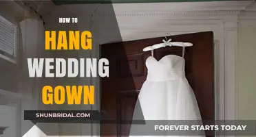 Elegant Preservation: Expert Tips for Hanging Your Wedding Gown Safely