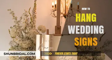 Creative Ways to Hang Wedding Signs for a Picture-Perfect Celebration