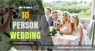 Intimate Celebrations: Planning the Perfect 10-Person Wedding Guide