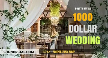 Budget-Friendly Bliss: Planning a $1000 Wedding Without Sacrificing Magic