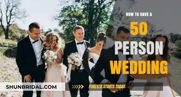 Intimate Celebrations: Planning a Perfect 50-Person Wedding Effortlessly