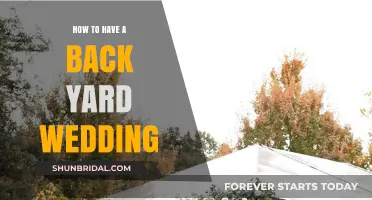 Create Your Dream Backyard Wedding: Tips for a Perfect Celebration